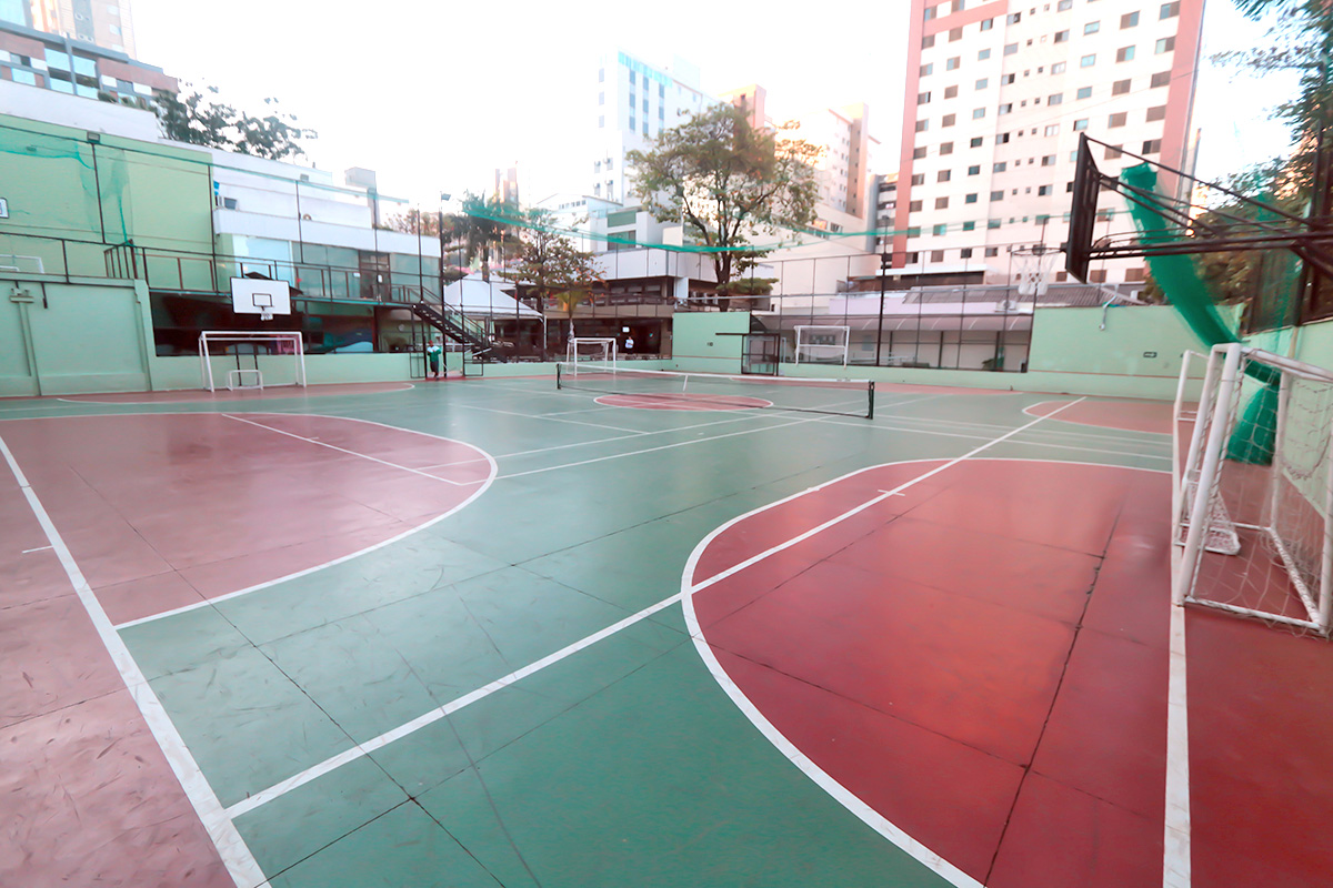 Handebol, Futsal, Vôlei e Tênis.